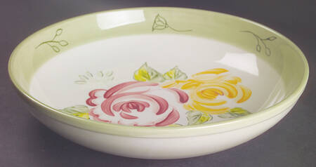 Rose Garden 12" Pasta Serving Bowl