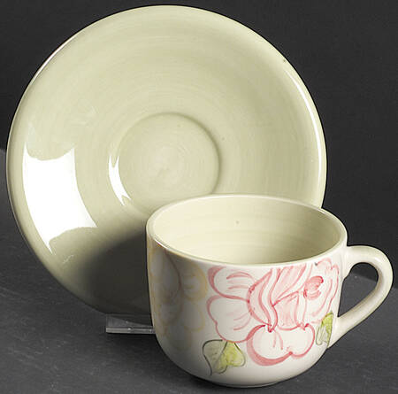 Rose Garden Breakfast Cup & Saucer Set