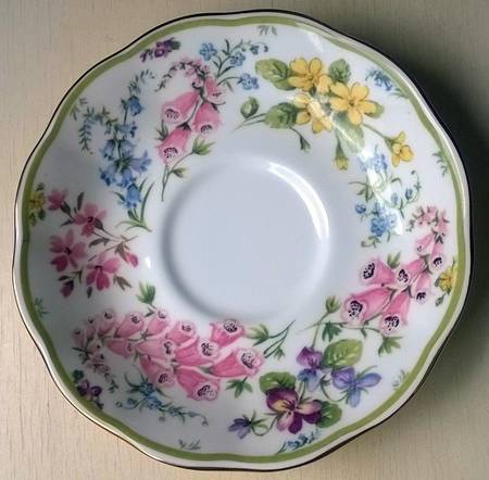 Country Bouquet Collection Saucer for Footed Cup