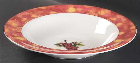 Vintage Grape 11" Individual Pasta Bowl