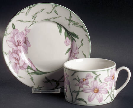 Rhapsody Flat Cup & Saucer Set