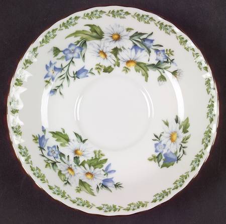 English Country Cottages Saucer for Footed Cup