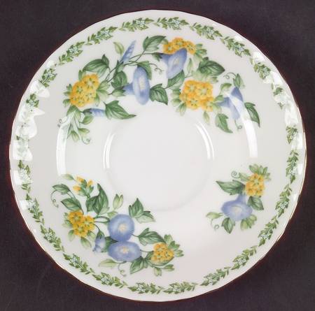 English Country Cottages Saucer for Footed Cup by Royal Albert