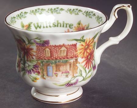English Country Cottages Footed Cup