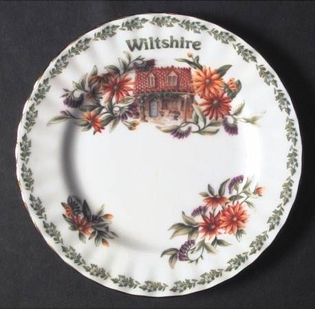 English Country Cottages Bread & Butter Plate