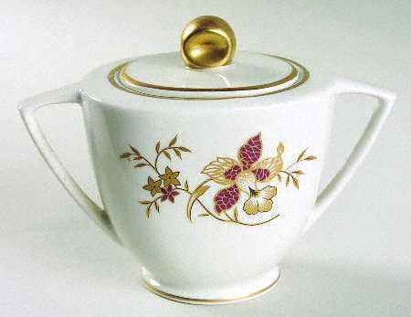 Mandarin Sugar Bowl & Lid