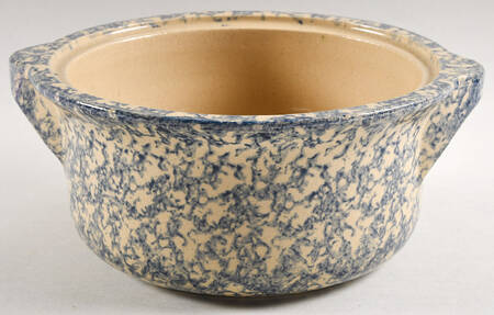 Spongeware Blue 1.5 Quart Round Casserole No Lid