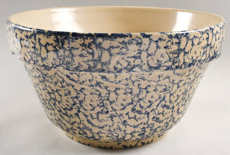 Spongeware Blue 14" Mixing Bowl