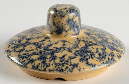 Spongeware Blue Lid for 5" Storage Jar