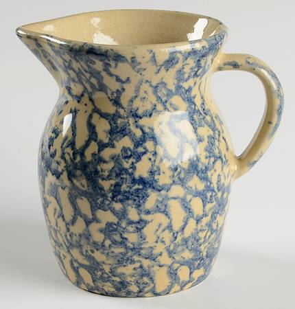 Spongeware Blue 16 Oz Pitcher