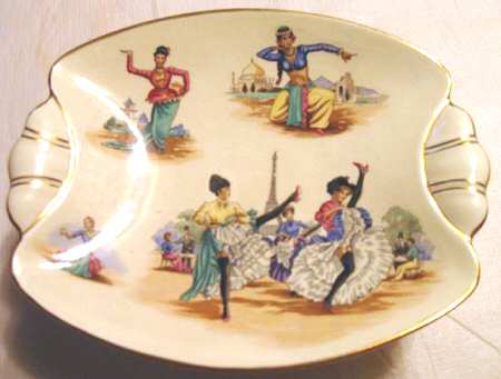 National Dances Oval Compote (Height X Length)