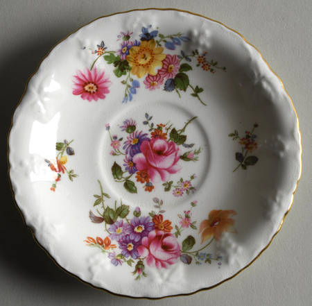 Derby Posies (Vine Shape) Saucer