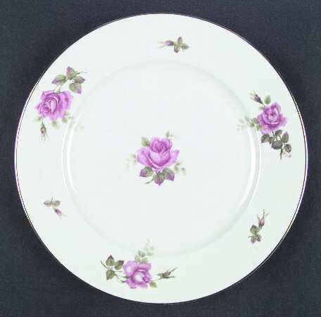 2825 (Aida, White, Large Center Rose) by Rosenthal - Continental