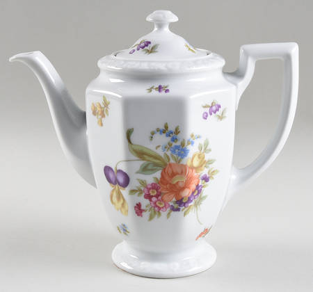 Flowers (Maria Stamp) Small Coffee Pot & Lid
