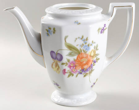 Flowers (Maria Stamp) Small Coffee Pot No Lid