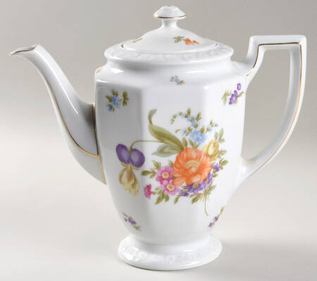 Flowers (Maria Stamp) Small Coffee Pot & Lid