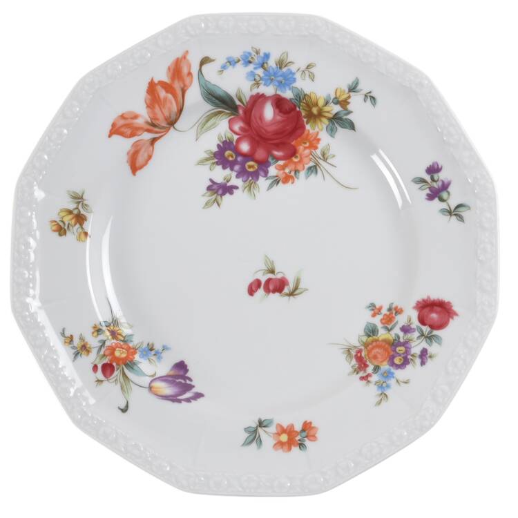 Flowers (Maria Stamp) Dinner Plate