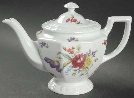 Flowers (Maria Stamp) Small Teapot & Lid