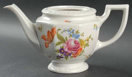 Flowers (Maria Stamp) Teapot No Lid
