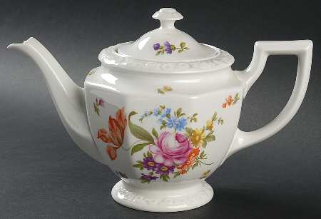 Flowers (Maria Stamp) Teapot & Lid