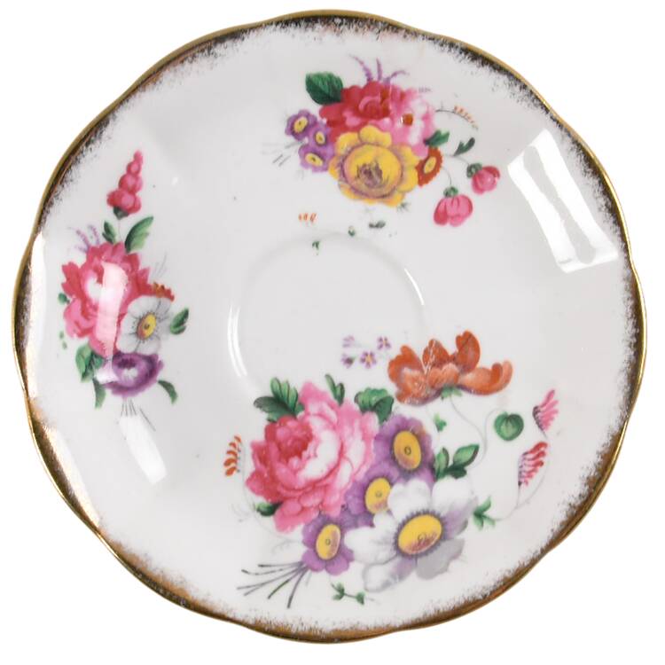 Lady Angela (Scalloped Gold Trim) Saucer