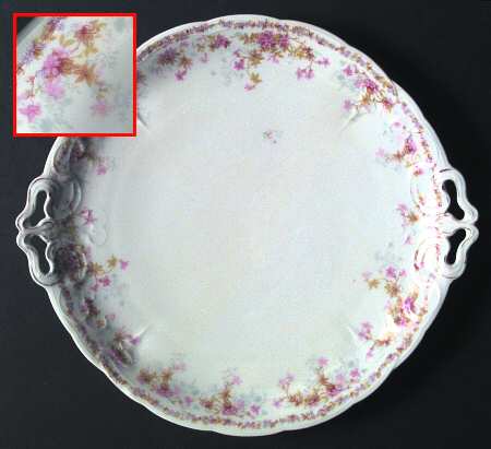 R947 Handled Cake Plate