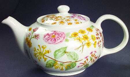 Hedgerow (Earthenware, Wildflowers) Teapot & Lid