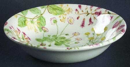 Hedgerow (Earthenware, Wildflowers) Coupe Cereal Bowl