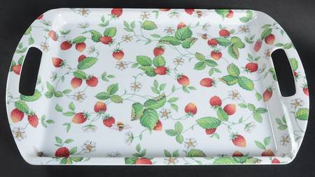Alpine Strawberry Large Melamine Tray