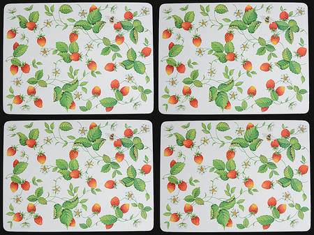 Alpine Strawberry Small Corkboard Placemat