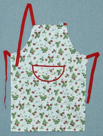 Alpine Strawberry Cloth Kitchen Apron