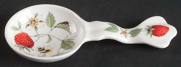 Alpine Strawberry Ceramic Tea Bag Spoon
