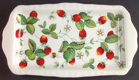 Alpine Strawberry Large Sandwich Tray