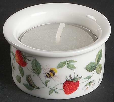 Alpine Strawberry 1" Tea Light Candleholder