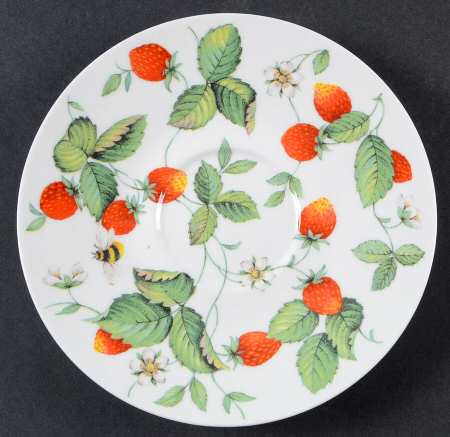 Alpine Strawberry Saucer for Tea for 1