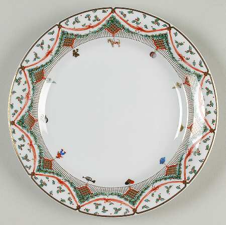 Christmas Joy Salad/Dessert Plate