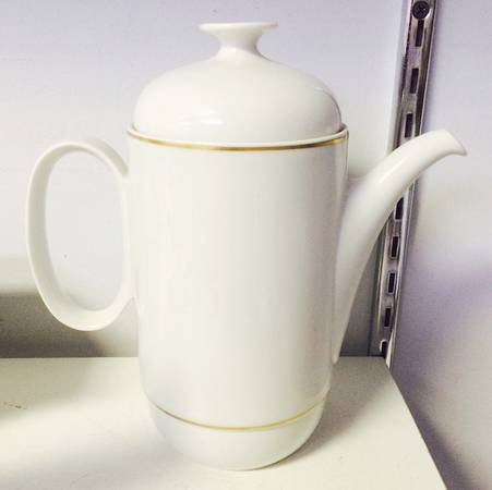 Gold Band (Duo) Coffee Pot & Lid