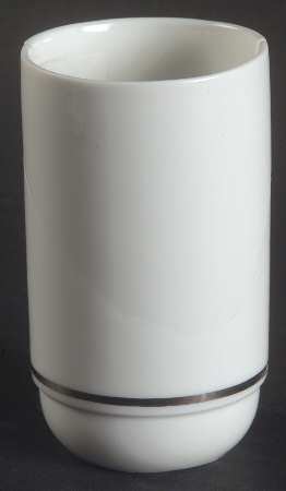 Platinum Band (Duo Shape) 3" Bud Vase