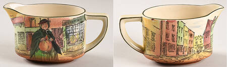 Dickens (Green Trim) Creamer