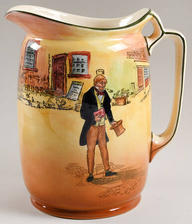 Dickens (Green Trim) 96 Oz Pitcher