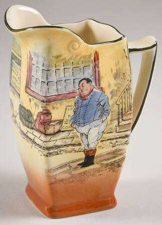 Dickens (Green Trim) Creamer