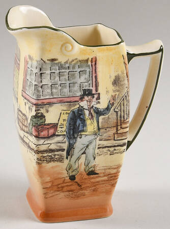 Dickens (Green Trim) Creamer