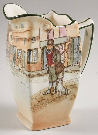 Dickens (Green Trim) Creamer