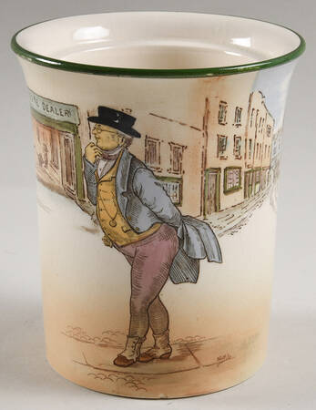 Dickens (Green Trim) Humidor No Lid