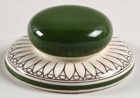 Dickens (Green Trim) Lid for Humidor