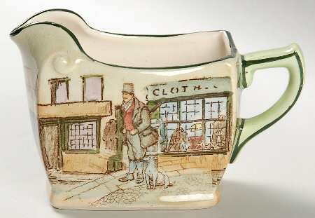 Dickens (Green Trim) Creamer
