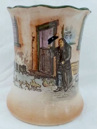 Dickens (Green Trim) Hair Receiver No Lid