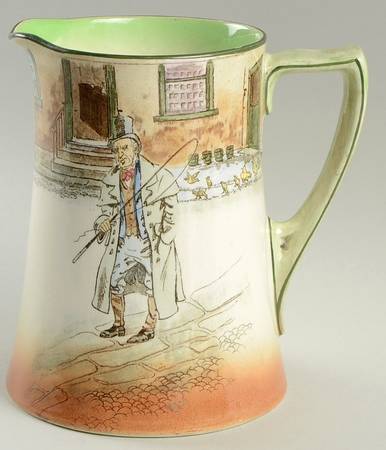 Dickens (Green Trim) 40 Oz Pitcher