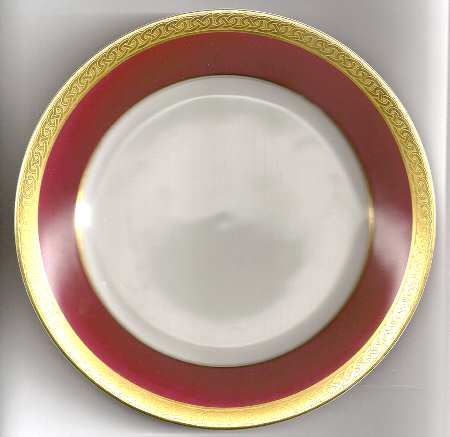 3178 Red Salad Plate