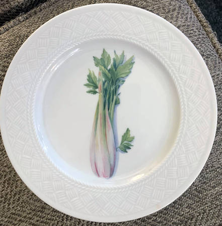 Somerset Vegetables Accent Salad Plate